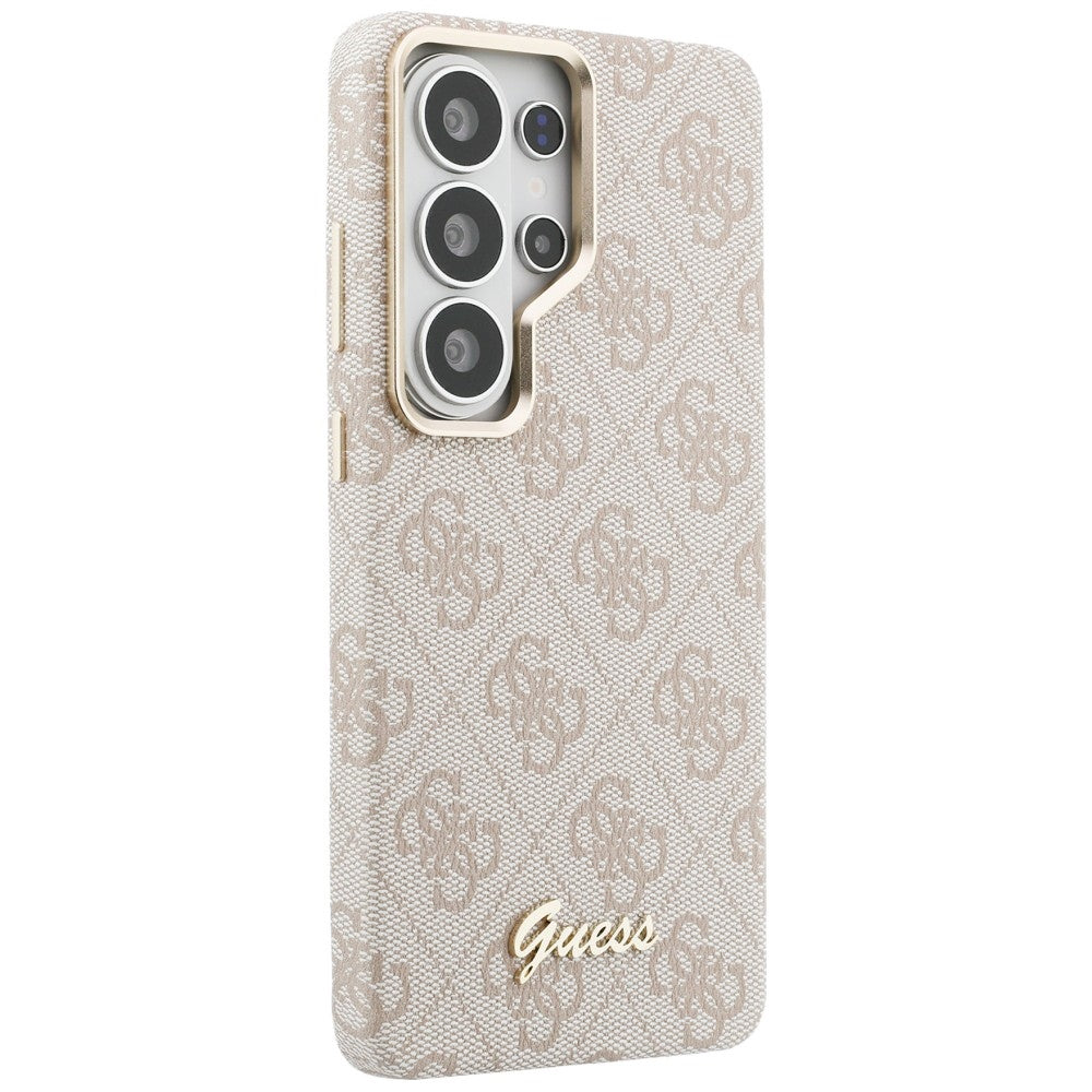 Калъф MagSafe за Samsung Galaxy S26 Ultra S948, Guess, 4G Script Logo, Розов