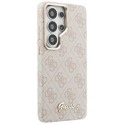 Калъф MagSafe за Samsung Galaxy S26 Ultra S948, Guess, 4G Script Logo, Розов