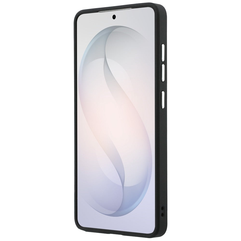 MagSafe Case for Samsung Galaxy S26 Ultra S948, Guess, Fixed Glitter Triangle Logo, Black