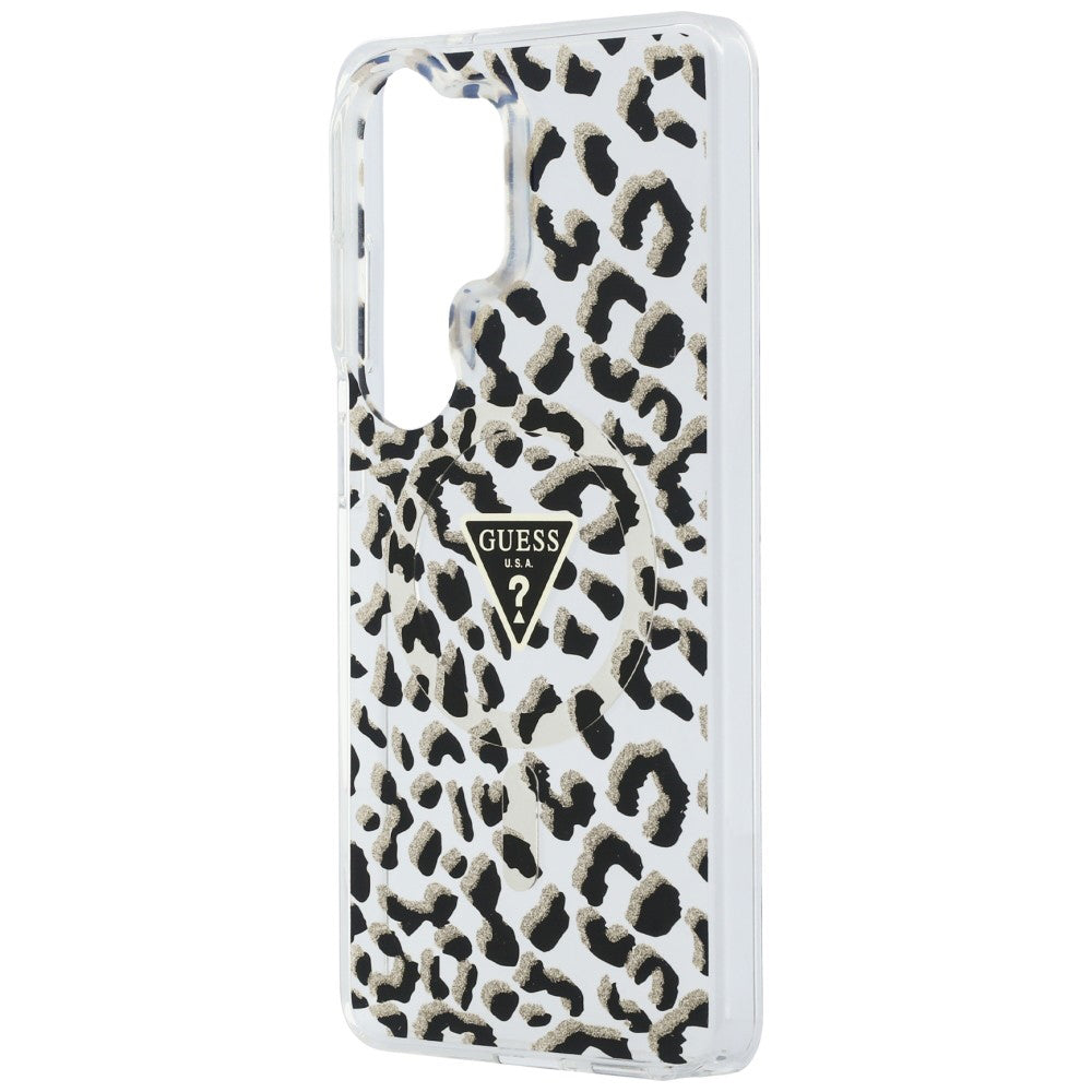 Калъф MagSafe за Samsung Galaxy S26 Ultra S948, Guess, IML Leopard Pattern, Черен