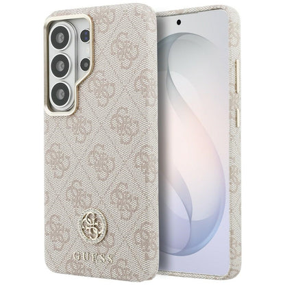 Калъф MagSafe за Samsung Galaxy S26 Ultra S948, Guess, Rhinestone Round Logo, Розов