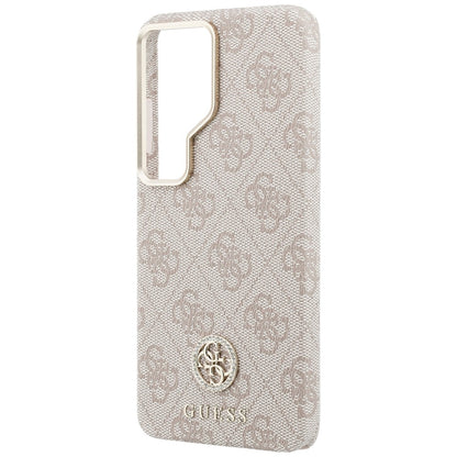 Калъф MagSafe за Samsung Galaxy S26 Ultra S948, Guess, Rhinestone Round Logo, Розов