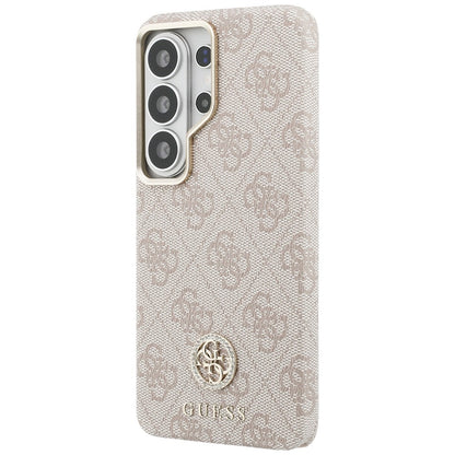 Калъф MagSafe за Samsung Galaxy S26 Ultra S948, Guess, Rhinestone Round Logo, Розов