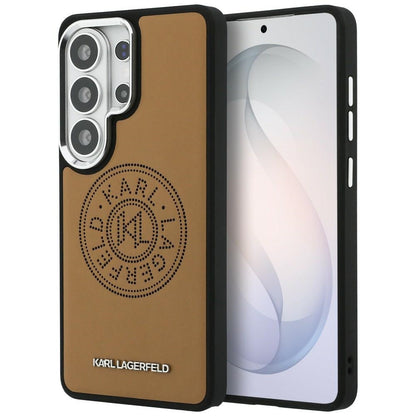 Калъф MagSafe за Samsung Galaxy S26 Ultra S948, Karl Lagerfeld, Karl Round Point Logo, Кафяв