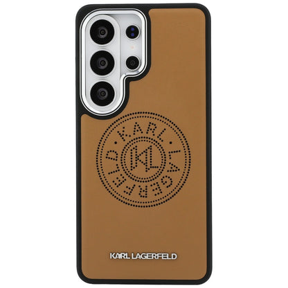 Калъф MagSafe за Samsung Galaxy S26 Ultra S948, Karl Lagerfeld, Karl Round Point Logo, Кафяв