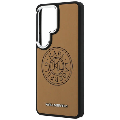 Калъф MagSafe за Samsung Galaxy S26 Ultra S948, Karl Lagerfeld, Karl Round Point Logo, Кафяв