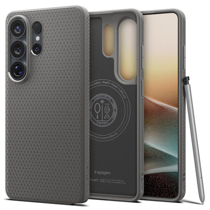 Калъф MagSafe за Samsung Galaxy S26 Ultra S948, Spigen, Liquid Air, Сив ACS10675