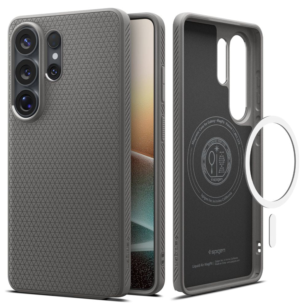 Калъф MagSafe за Samsung Galaxy S26 Ultra S948, Spigen, Liquid Air, Сив ACS10675