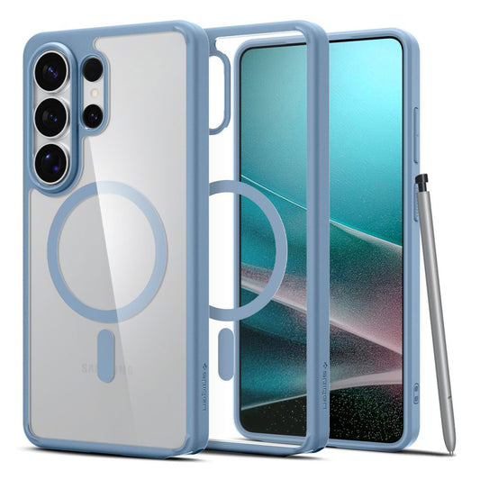 Калъф MagSafe за Samsung Galaxy S26 Ultra S948, Spigen, Ultra Hybrid, Син ACS11207