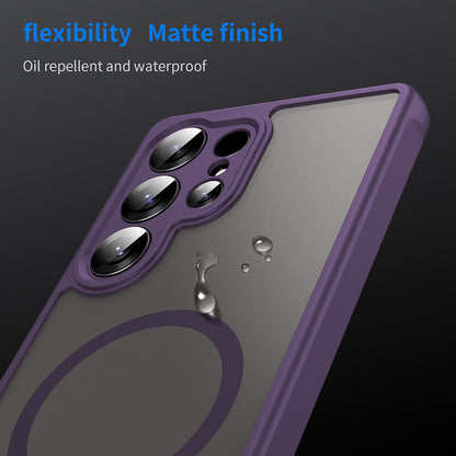 Калъф MagSafe за Samsung Galaxy S26 Ultra S948, Techsuit, HaloFrost II с индивидуални отвори за камерата, лилав