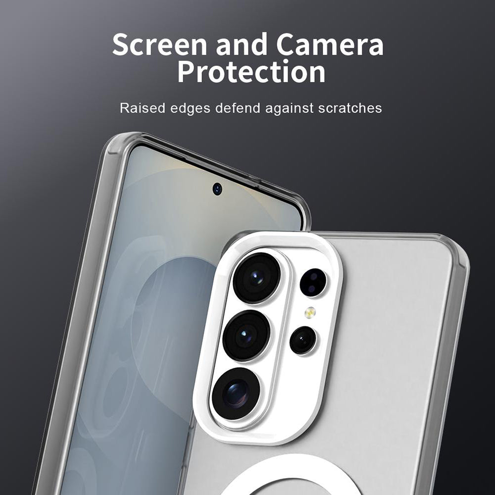 Калъф MagSafe за Samsung Galaxy S26 Ultra, Techsuit, CandyCase, Бял