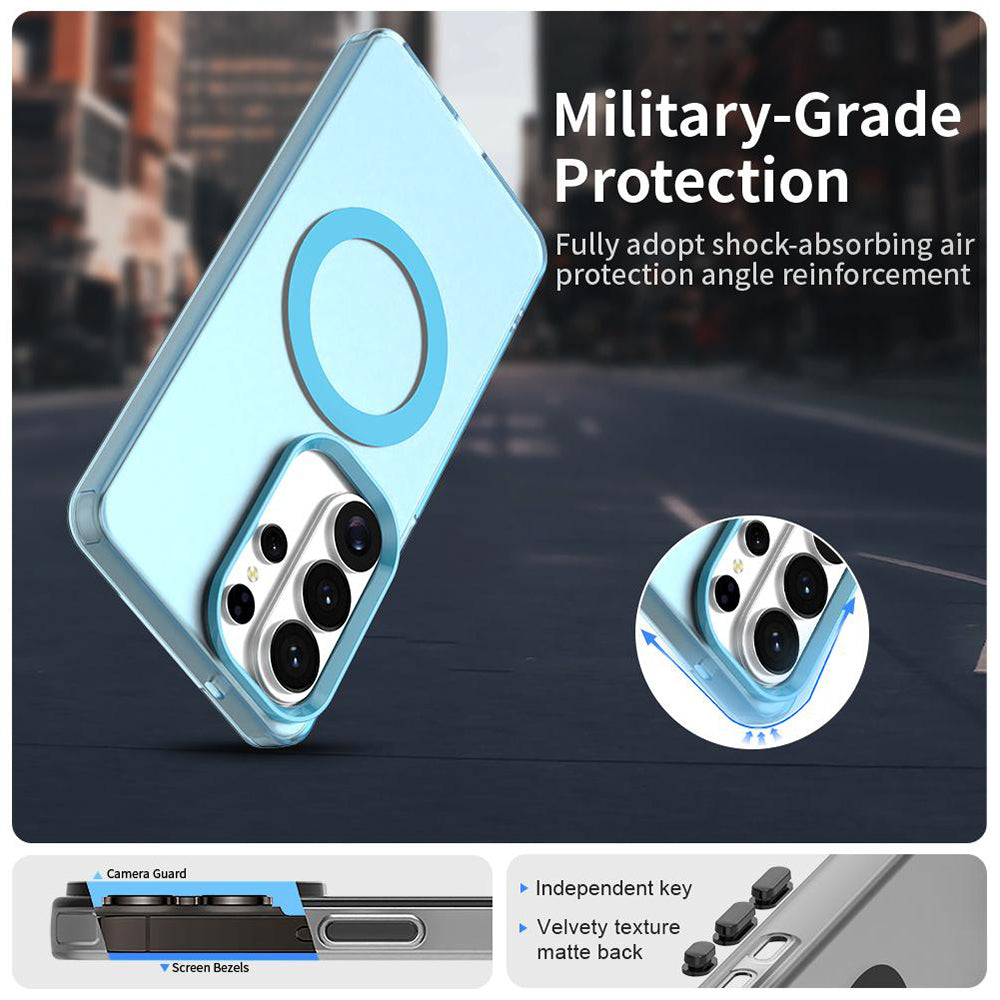 Калъф MagSafe за Samsung Galaxy S26 Ultra, Techsuit, CandyCase, Син