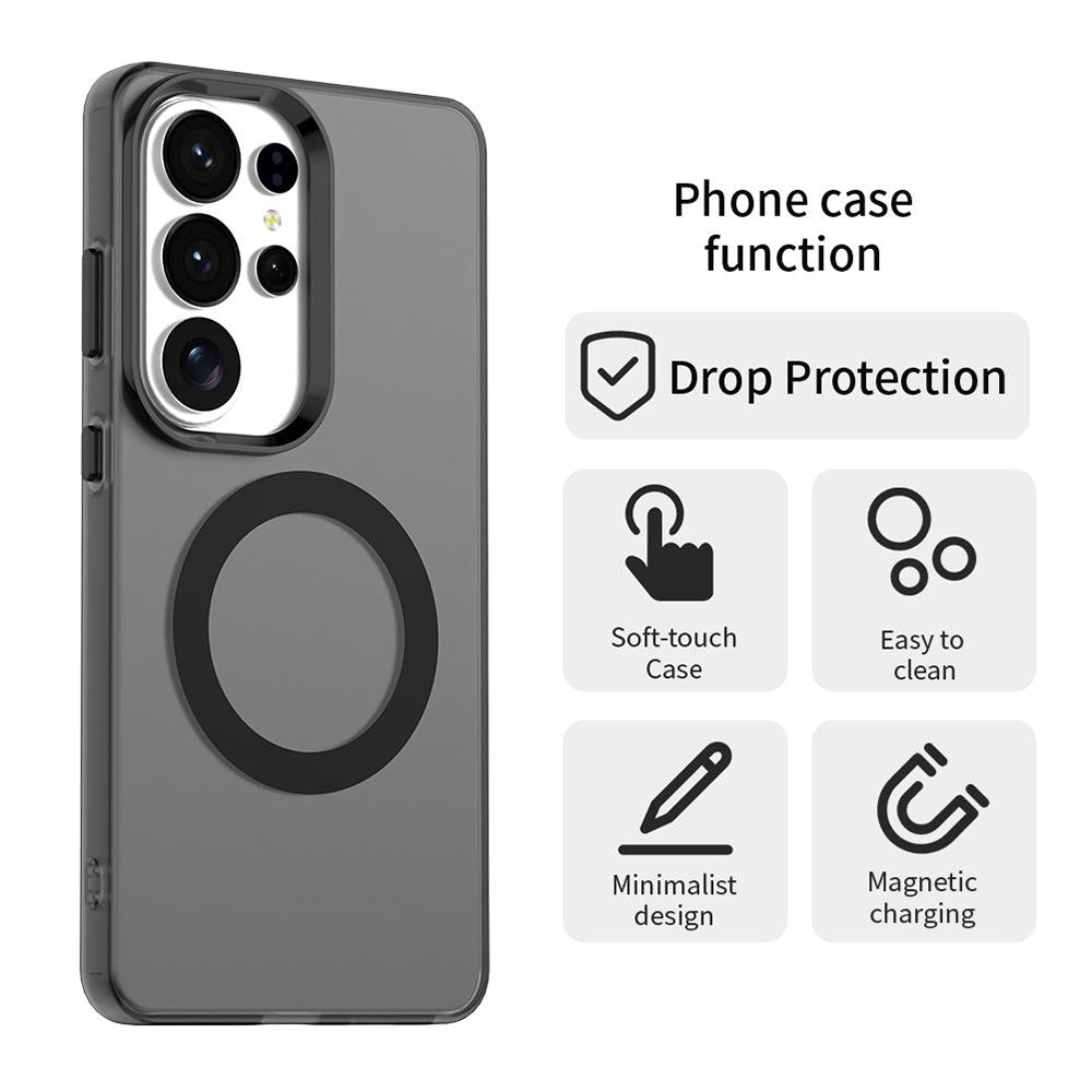 MagSafe Case for Samsung Galaxy S26 Ultra, Techsuit, CandyCase, Black