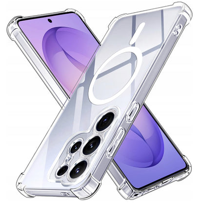 Калъф MagSafe за Samsung Galaxy S26 Ultra, Techsuit, Удароустойчив, Прозрачен