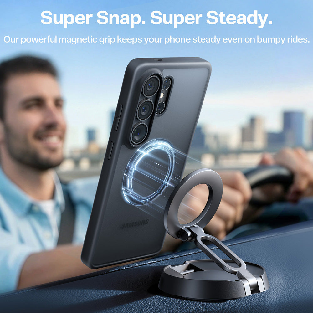 Калъф MagSafe за Samsung Galaxy S26 Ultra, Torras, Guardian, Черен