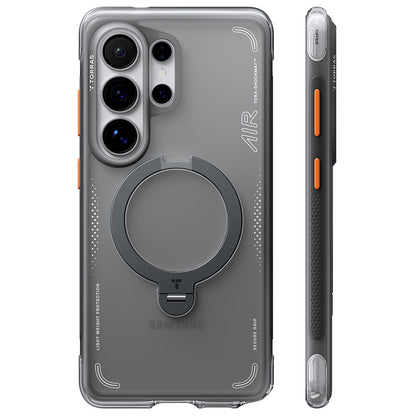 MagSafe Case for Samsung Galaxy S26 Ultra, Torras, Ostand Spin Air, Gray