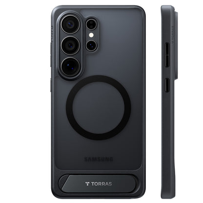 Калъф MagSafe за Samsung Galaxy S26 Ultra, Torras, Pstand, Черен