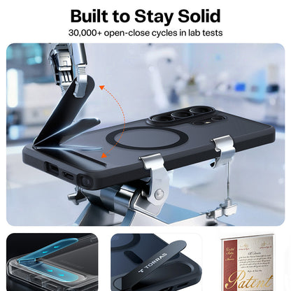 Калъф MagSafe за Samsung Galaxy S26 Ultra, Torras, Pstand, Черен