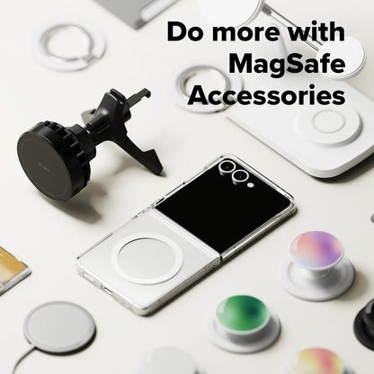 Калъф MagSafe за Samsung Galaxy Z Flip7 F766, Ringke, Fusion, Прозрачен