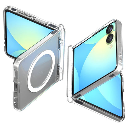 Калъф MagSafe за Samsung Galaxy Z Flip7 F766, Spigen, Ultra Hybrid Pro, Прозрачен ACS09559