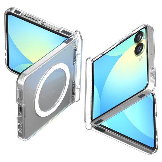 Калъф MagSafe за Samsung Galaxy Z Flip7 F766, Spigen, Ultra Hybrid Pro, Прозрачен ACS09559
