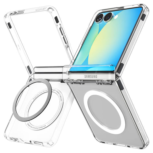 Калъф MagSafe за Samsung Galaxy Z Flip7 F766, Spigen, Ultra Hybrid Pro, Прозрачен ACS09559