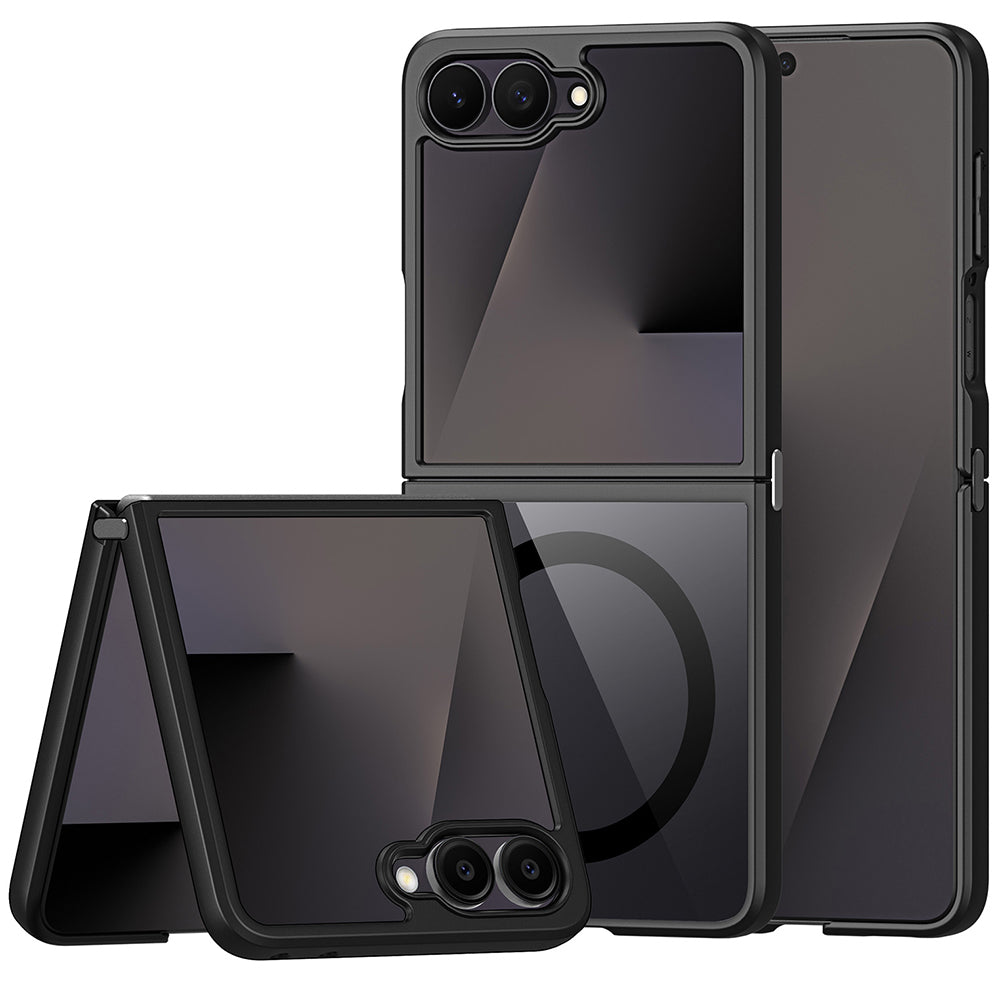 Калъф MagSafe за Samsung Galaxy Z Flip8 F776, DUX DUCIS, Aimo, Черен