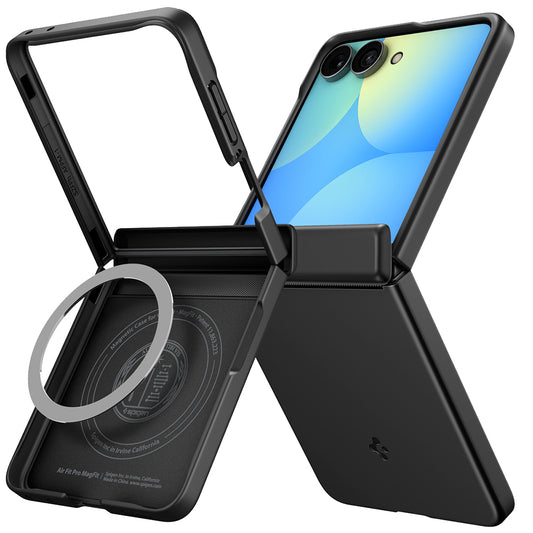 Калъф MagSafe за Samsung Galaxy Z Flip8 F776, Spigen, Air Fit Pro, Черен ACS11511