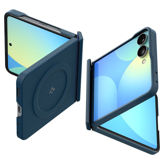 Калъф MagSafe за Samsung Galaxy Z Flip8 F776, Spigen, Air Skin, Тъмносин ACS11514