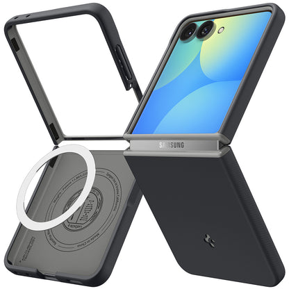 Калъф MagSafe за Samsung Galaxy Z Flip8 F776, Spigen, Caseology Nano Pop, Черен ACS11523