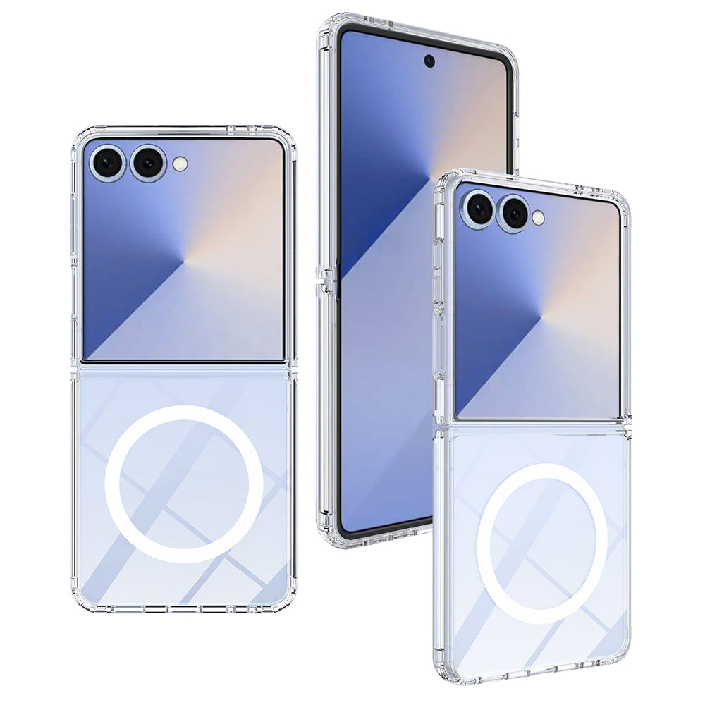 Калъф MagSafe за Samsung Galaxy Z Flip8 F776, Techsuit, Pro, Прозрачен