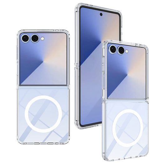 Калъф MagSafe за Samsung Galaxy Z Flip8 F776, Techsuit, Pro, Прозрачен