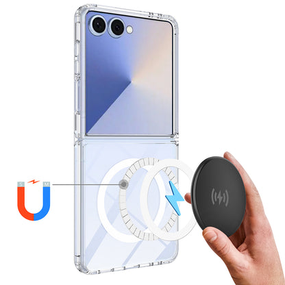 Калъф MagSafe за Samsung Galaxy Z Flip8 F776, Techsuit, Pro, Прозрачен