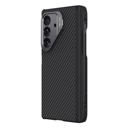 MagSafe Case for Samsung Galaxy Z Fold7 F966, Nillkin, CarboProp with Camera Cutout and S-Pen Holder, Black