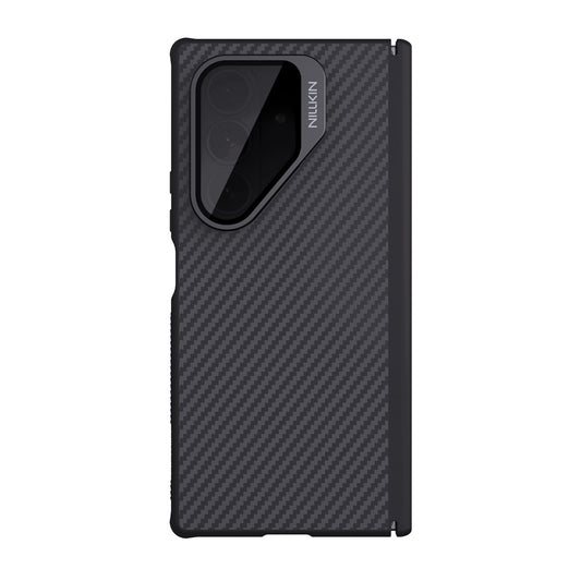 Калъф MagSafe за Samsung Galaxy Z Fold7 F966, Nillkin, CarboProp с прозрачен черен капак за леща, черен