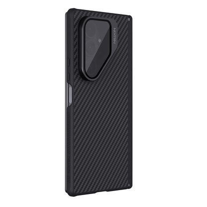 MagSafe Case for Samsung Galaxy Z Fold7 F966, Nillkin, CarboProp with Transparent Black Lens Cover, Black