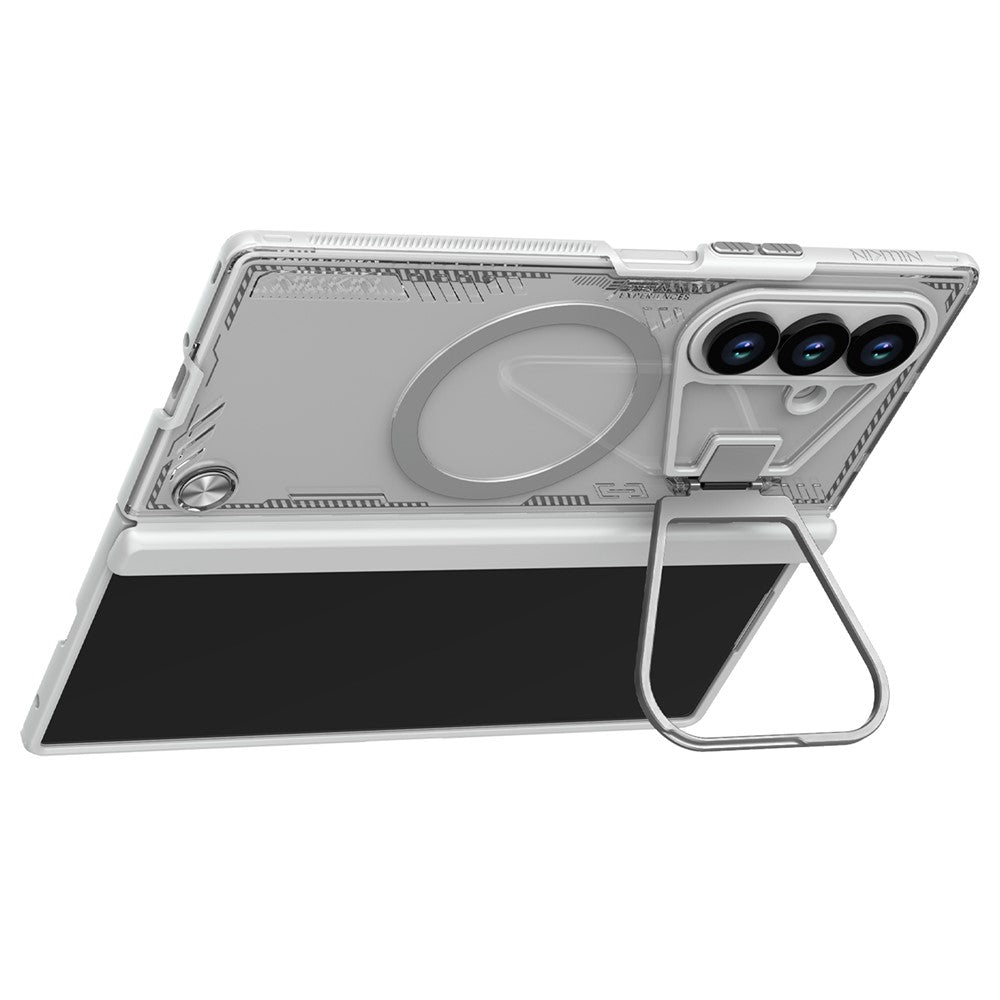 Калъф MagSafe за Samsung Galaxy Z Fold7 F966, Nillkin, Iceblade Prop с изрез за камера, Сив