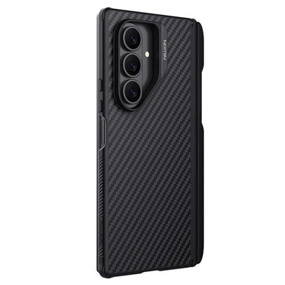 MagSafe Case for Samsung Galaxy Z Fold7 F966, Nillkin, Synthetic Fiber Pro with S-Pen Holder, Black