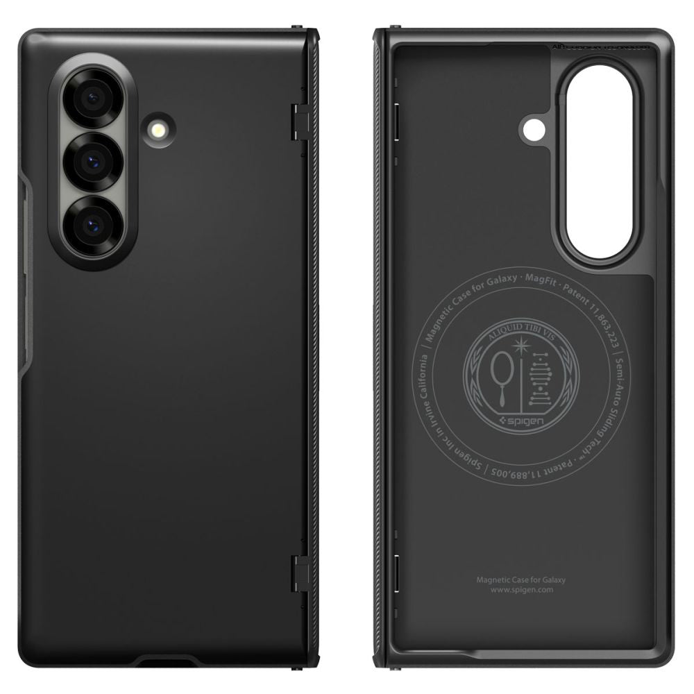 Калъф MagSafe за Samsung Galaxy Z Fold7 F966, Spigen, Slim Armor Pro, Черен