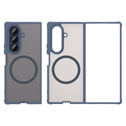 Калъф MagSafe за Samsung Galaxy Z Fold7 F966, Techsuit, HaloFrost II, Тъмносин