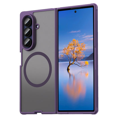 Калъф MagSafe за Samsung Galaxy Z Fold7 F966, Techsuit, HaloFrost II, Лилав