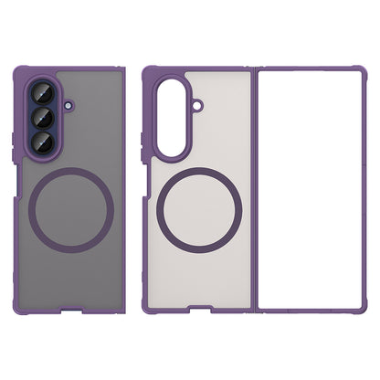 Калъф MagSafe за Samsung Galaxy Z Fold7 F966, Techsuit, HaloFrost II, Лилав