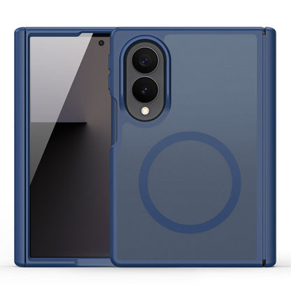 Калъф MagSafe за Samsung Galaxy Z Fold8 F971, DUX DUCIS, Yind, Тъмносин