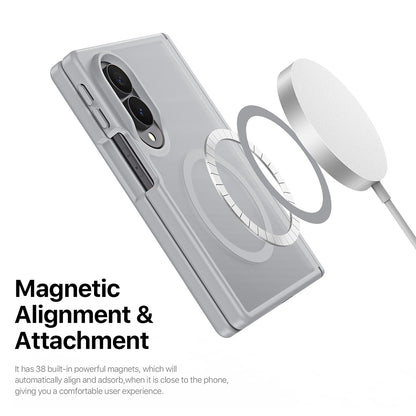 Калъф MagSafe за Samsung Galaxy Z Fold8 F971, DUX DUCIS, Yind, Тъмносин