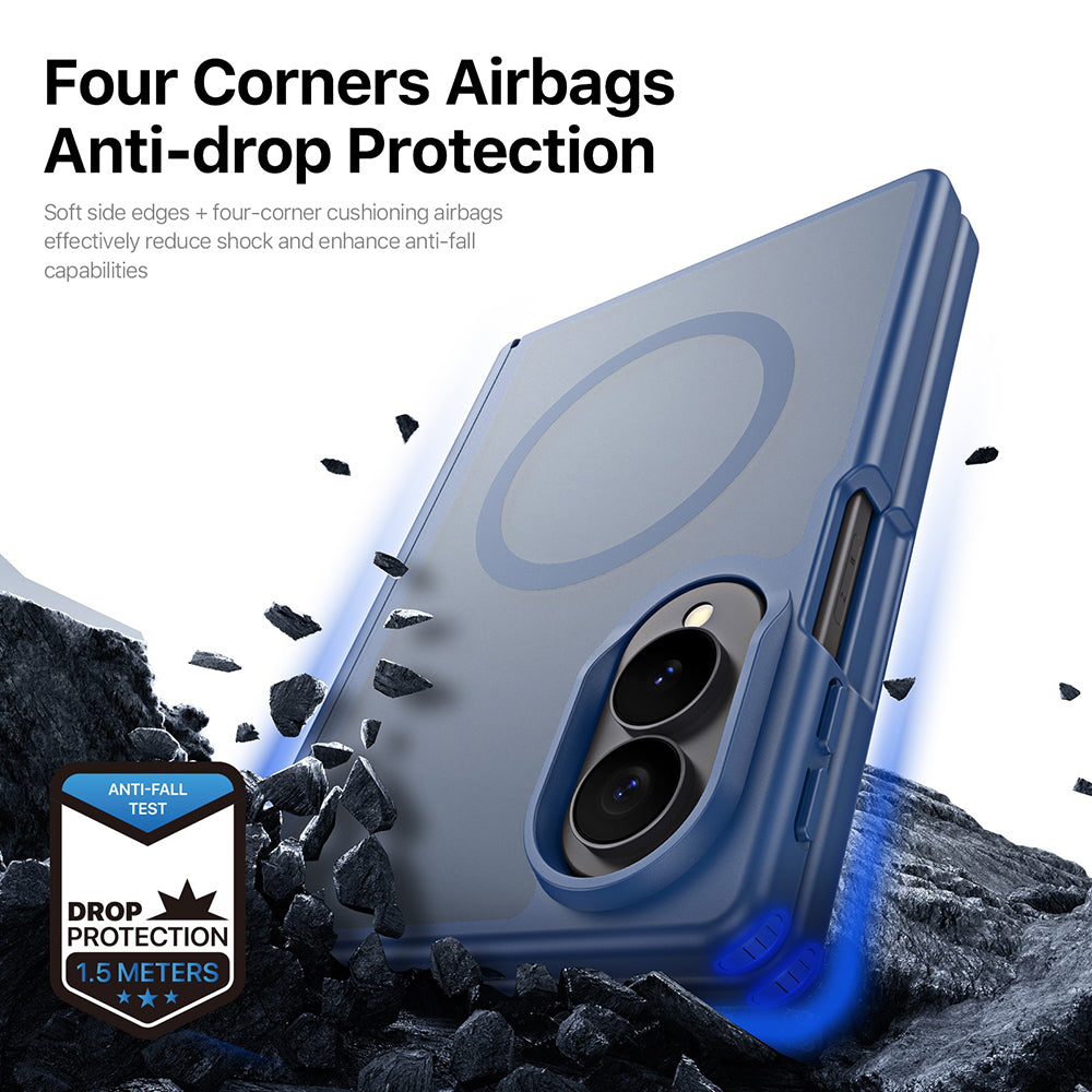 MagSafe Case for Samsung Galaxy Z Fold8 F971, DUX DUCIS, Yind, Gray