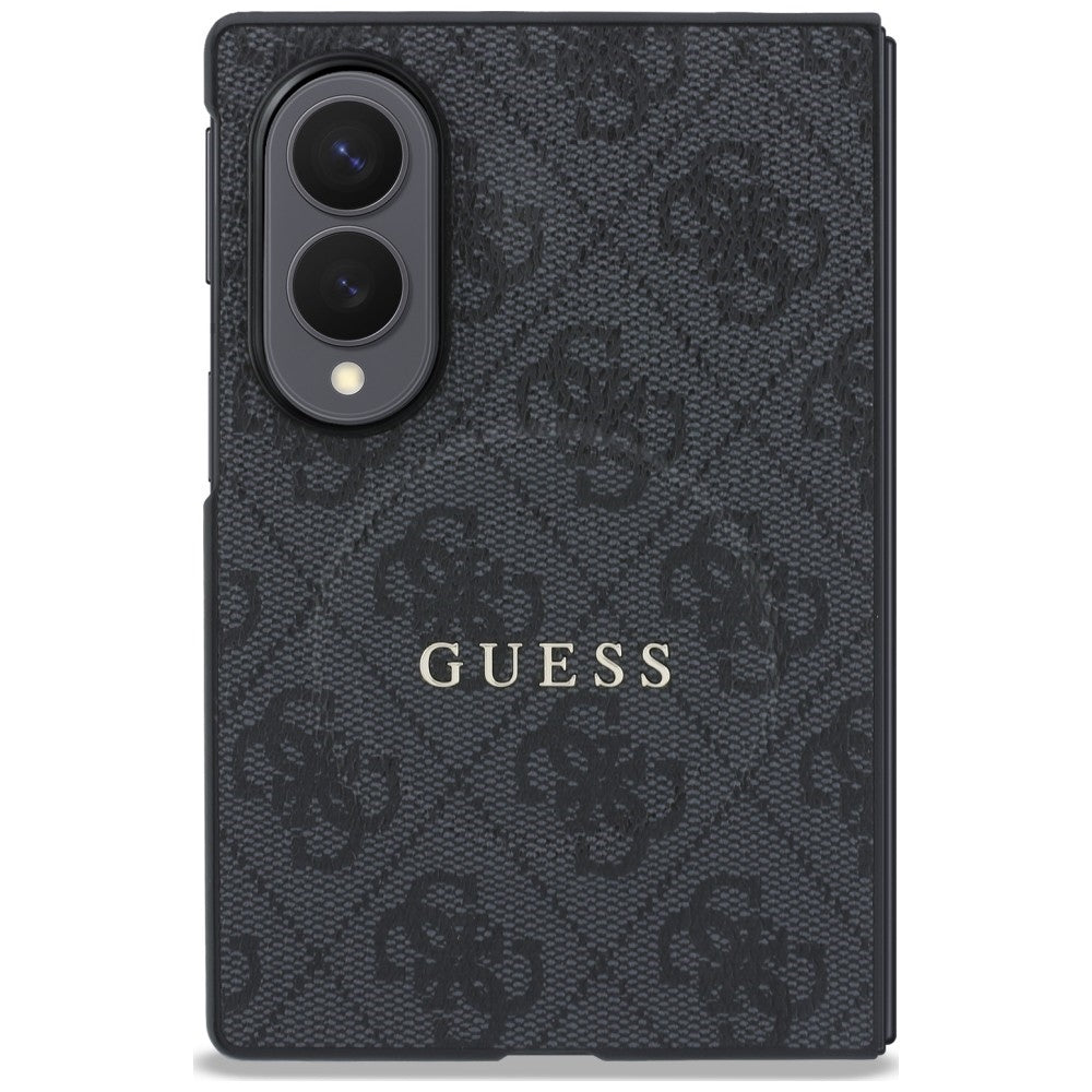 Калъф MagSafe за Samsung Galaxy Z Fold8 F971, Guess, 4G Leather Classic, Черен