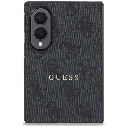 Калъф MagSafe за Samsung Galaxy Z Fold8 F971, Guess, 4G Leather Classic, Черен