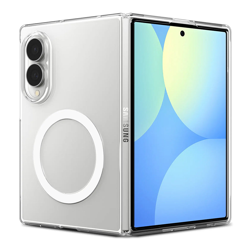 Калъф MagSafe за Samsung Galaxy Z Fold8 F971, Spigen, Air Skin, Прозрачен бял ACS11952