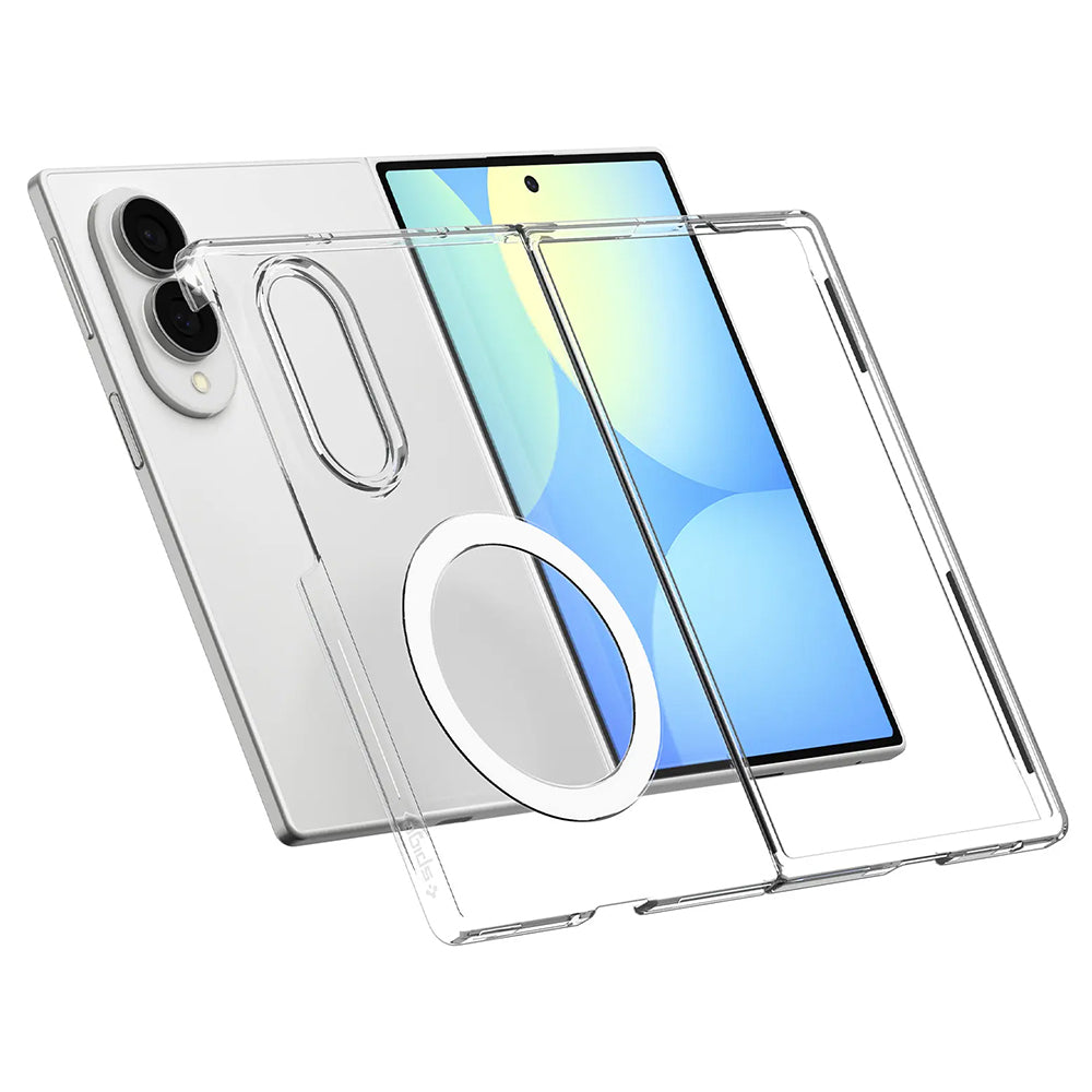 Калъф MagSafe за Samsung Galaxy Z Fold8 F971, Spigen, Air Skin, Прозрачен бял ACS11952