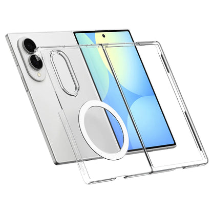 Калъф MagSafe за Samsung Galaxy Z Fold8 F971, Spigen, Air Skin, Прозрачен бял ACS11952